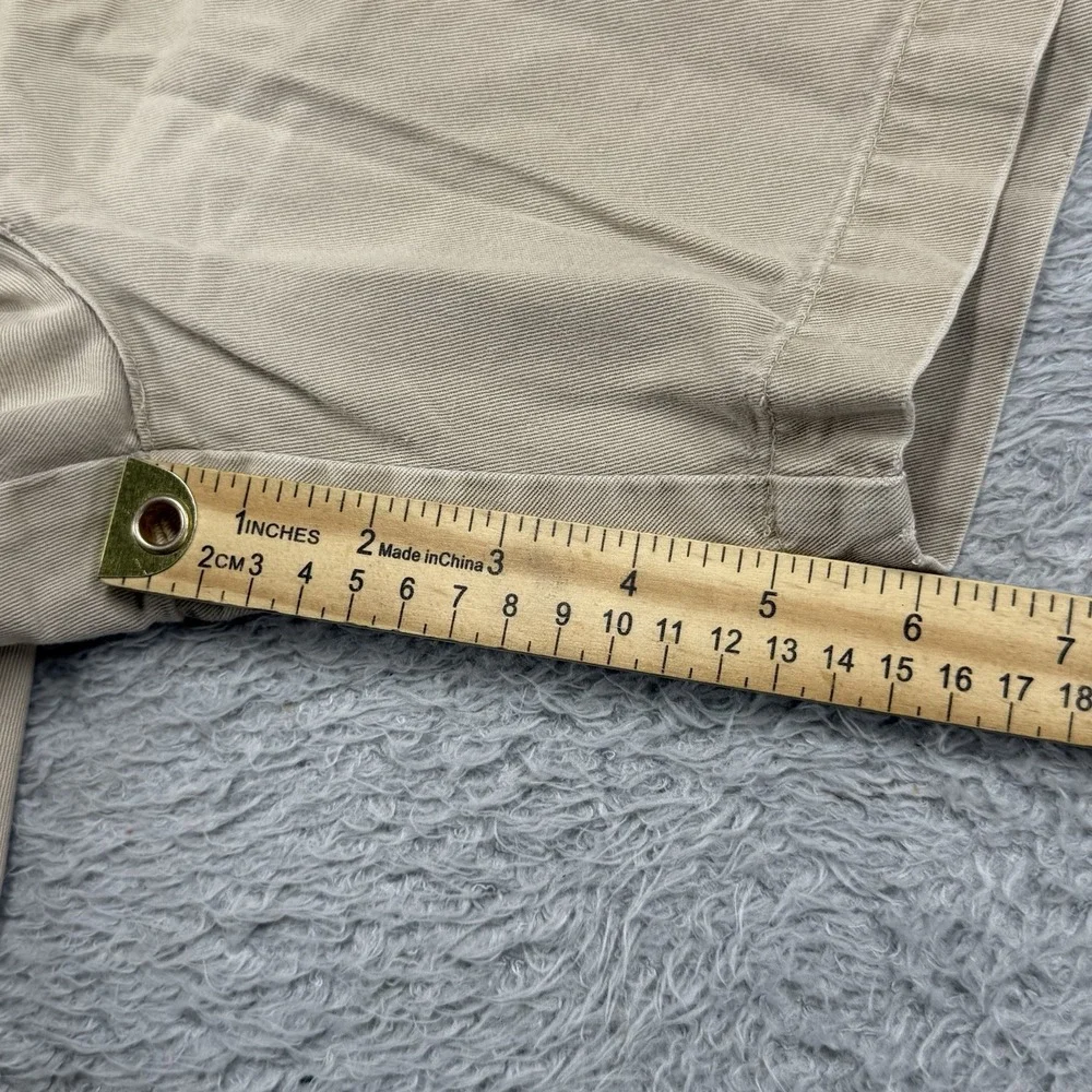 Vintage 90s Polo Chino Ralph Lauren Pleated Shorts Made‎ in USA Mens Size 42